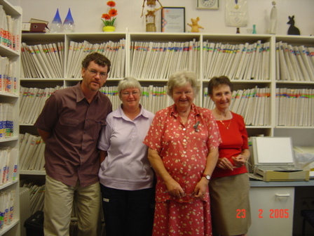 The staff (minus 3!)