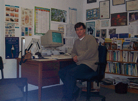 Dr Scott-Jones in his old consultation room.